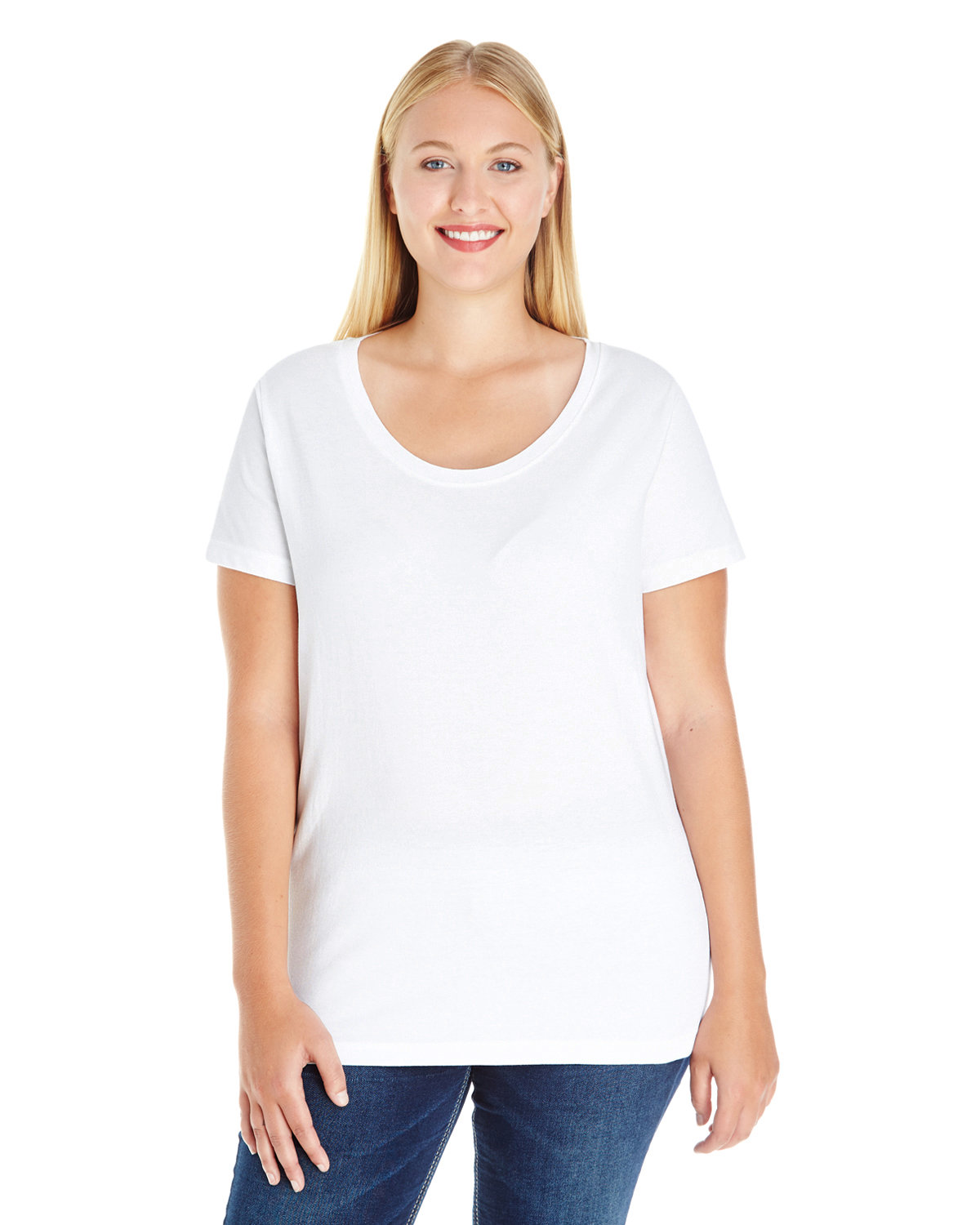 Front view of Ladies’ Curvy T-Shirt