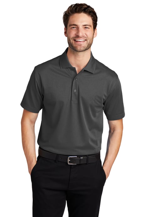 Front view of Tall Tech Pique Polo