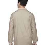 Back view of Adult V-Neck Unlined Wind Shirt