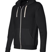 Side view of Triblend Sponge Fleece Full-Zip Hoodie