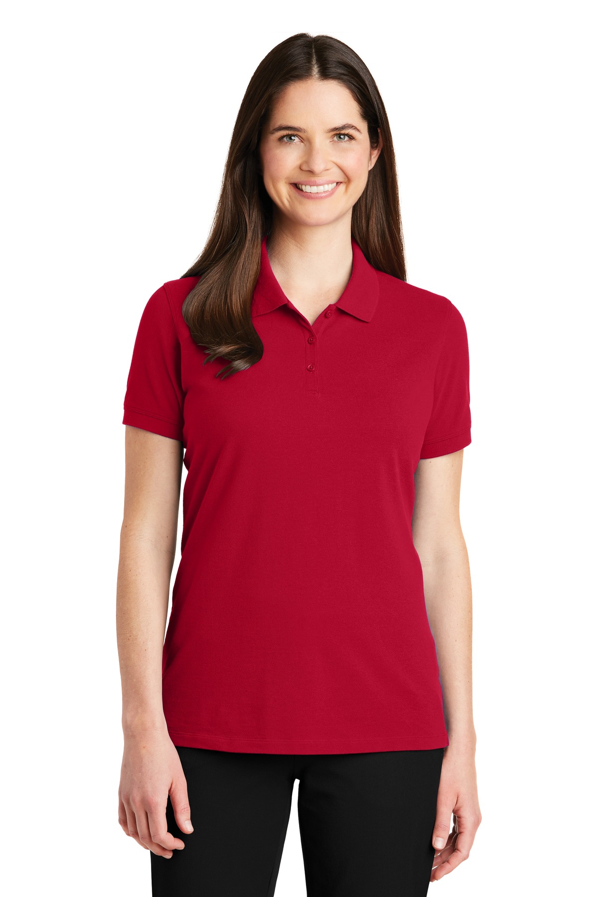 Front view of Women’s EZCotton® Polo