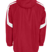 Back view of Charger Hooded Jacket