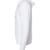 Side view of Icon Lightweight Loopback Terry Full-Zip Hooded Sweatshirt