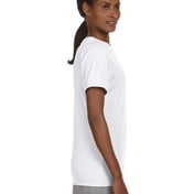 Side view of Ladies’ Cool DRI With FreshIQ V-Neck Performance T-Shirt