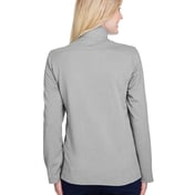 Back view of Ladies’ Coastal Pique Fleece Quarter-Zip