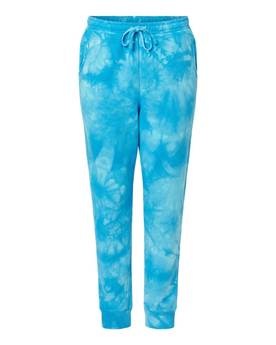 Front view of Tie-Dyed Fleece Pants