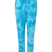 Front view of Tie-Dyed Fleece Pants