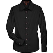 Front view of Women’s Easy Blend™ Long Sleeve Twill Dress Shirt With Stain-Release