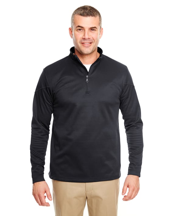 Front view of Adult Cool & Dry Sport Quarter-Zip Pullover Fleece