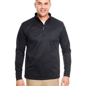 Front view of Adult Cool & Dry Sport Quarter-Zip Pullover Fleece