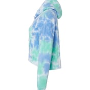 Side view of Women’s Crop Hooded Sweatshirt