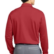 Back view of Tall Long Sleeve Dri-FIT Stretch Tech Polo