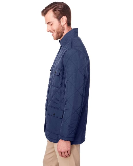 Side view of Dawson Quilted Hacking Jacket
