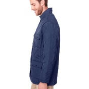 Side view of Dawson Quilted Hacking Jacket