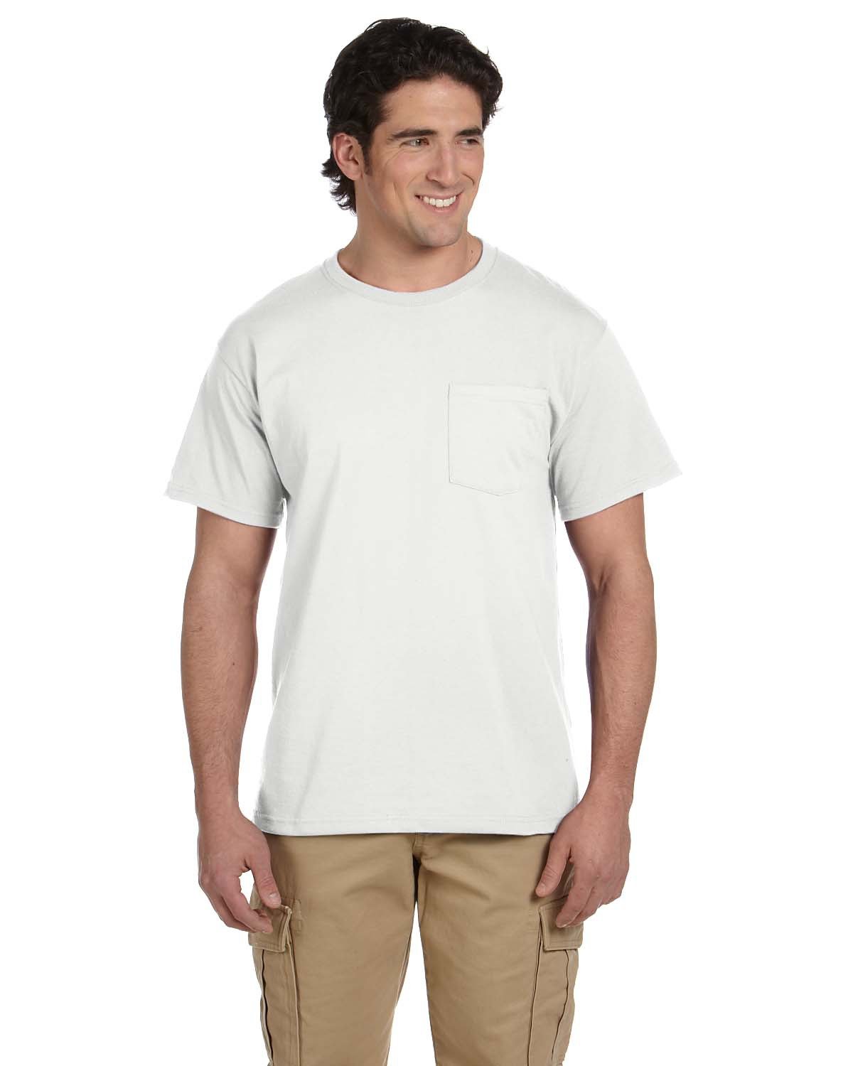 Front view of Adult DRI-POWER® ACTIVE Pocket T-Shirt