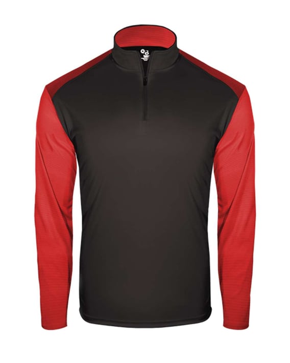 Front view of Youth Breakout Quarter-Zip Pullover