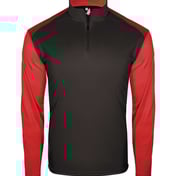 Front view of Youth Breakout Quarter-Zip Pullover