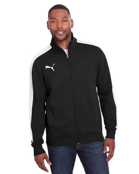 Front view of Adult Puma P48 Fleece Track Jacket