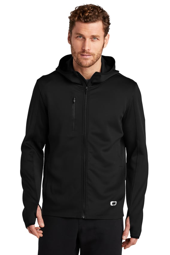 Front view of Stealth Full-Zip Jacket