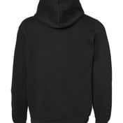 Back view of Eco™ Premium Blend Ring-Spun Hooded Sweatshirt
