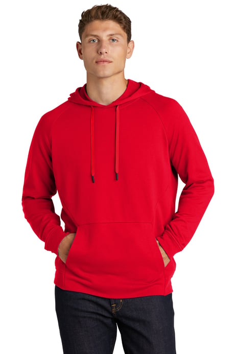 Front view of Lightweight French Terry Pullover Hoodie
