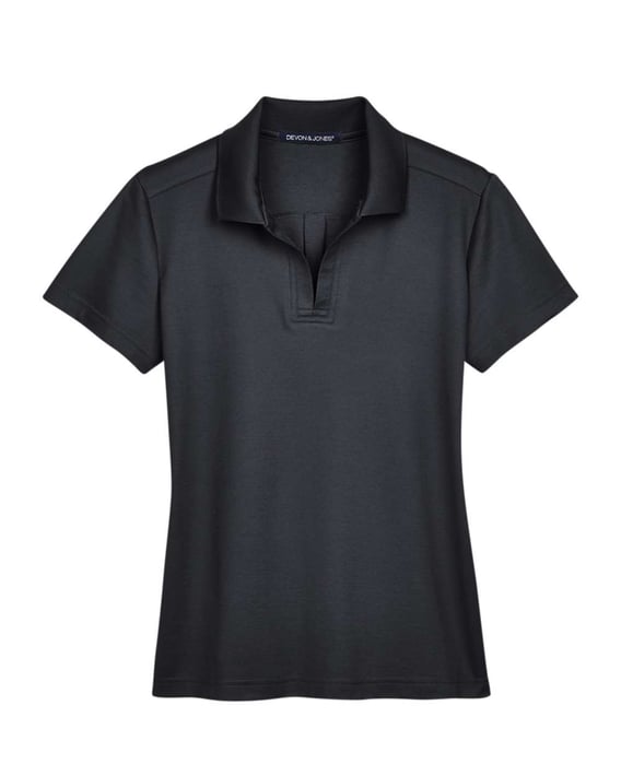 Front view of Women’s CrownLux Performance® Plaited Polo