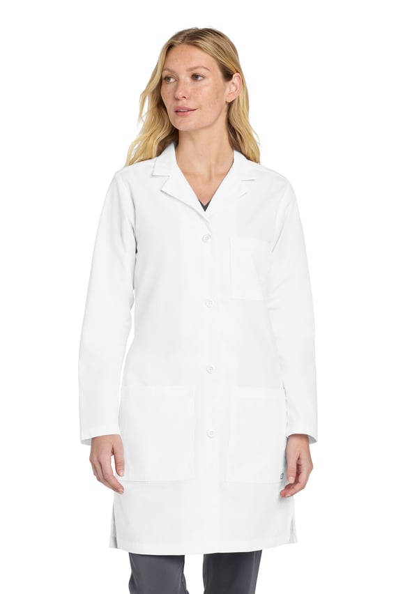 Front view of Women’s Long Lab Coat