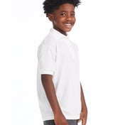Side view of Youth 50/50 EcoSmart® Jersey Knit Polo