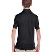 Back view of Youth Zone Performance Polo