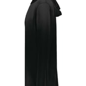 Side view of Youth Momentum Hooded Long Sleeve T-Shirt