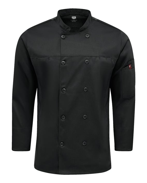 Front view of Deluxe Airflow Chef Coat