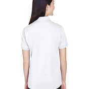 Back view of Ladies’ Platinum Performance Piqué Polo With TempControl Technology