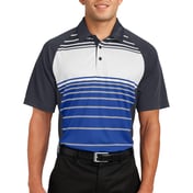 Front view of Dry Zone&reg; Sublimated Stripe Polo