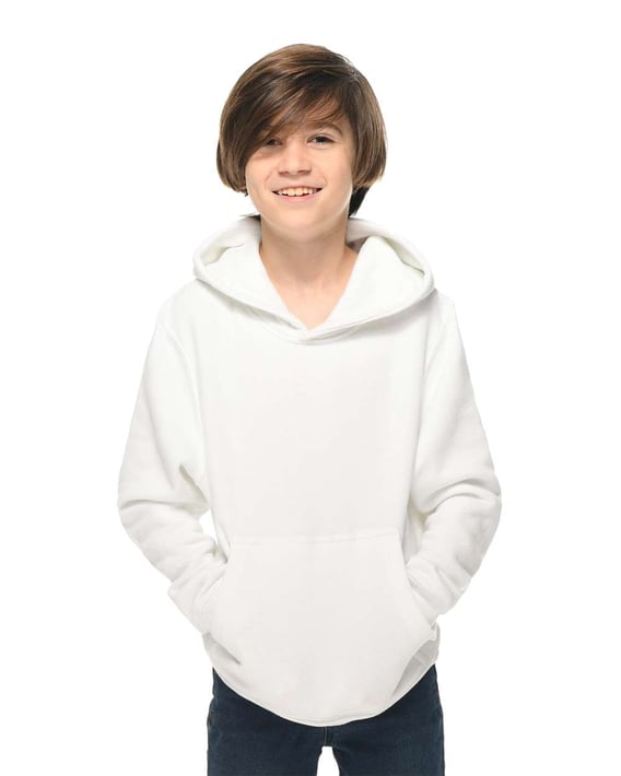 Front view of Youth Premium Pullover Hooded Sweatshirt