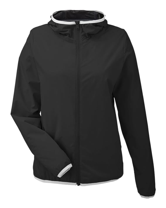 Front view of Women’s Stillwater Hooded Windbreaker