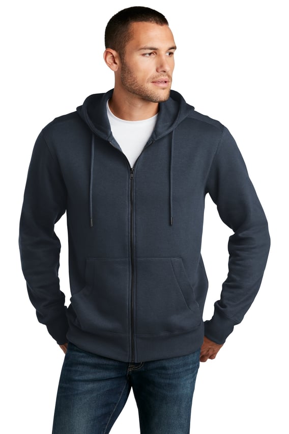Front view of Perfect Weight &reg; Fleece Full-Zip Hoodie