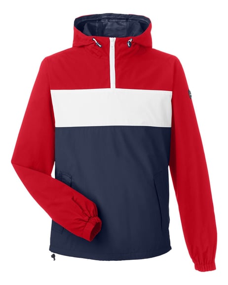 Front view of Windward Anorak Hooded Quarter-Zip Jacket
