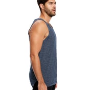 Side view of Men’s Indigo Striped Tank