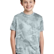 Front view of Youth CamoHex Tee