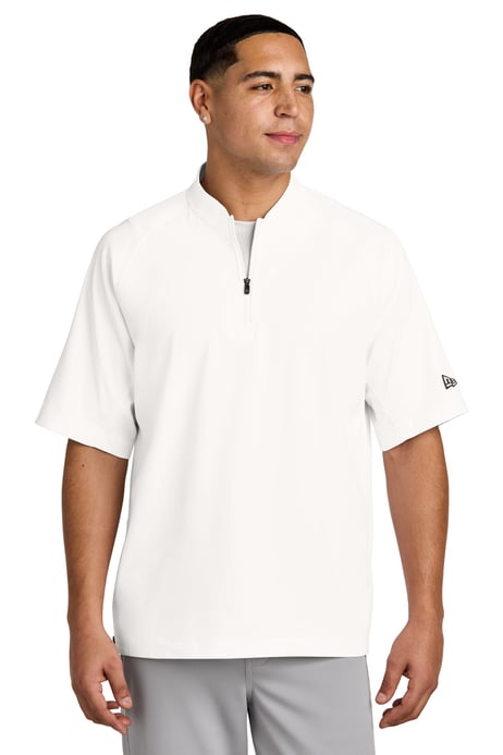 Front view of Cage Short Sleeve 1/4-Zip Jacket