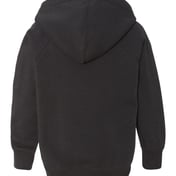 Back view of Toddler Special Blend Raglan Hooded Sweatshirt