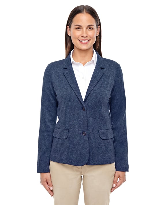 Front view of Ladies’ Fairfield Herringbone Soft Blazer