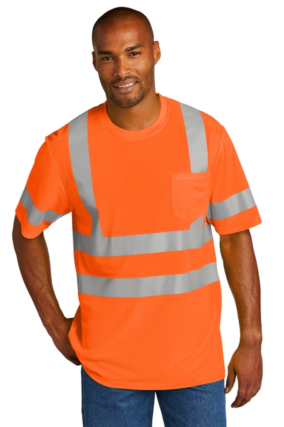 Front view of ANSI 107 Class 3 Mesh Tee
