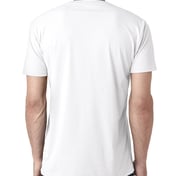 Back view of Men’s Sueded V-Neck T-Shirt