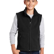 Front view of Youth Value Fleece Vest