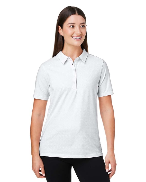 Front view of Women’s Crownlux Performance® Geo Polo