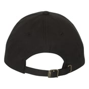 Back view of Peached Cotton Twill Dad Hat