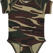 Front view of Infant Camo Bodysuit