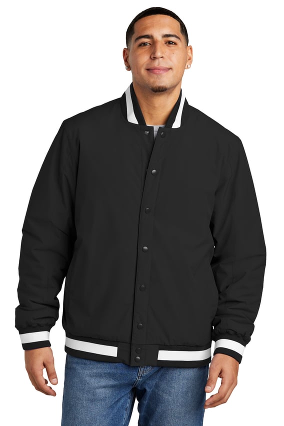 Front view of Insulated Varsity Jacket