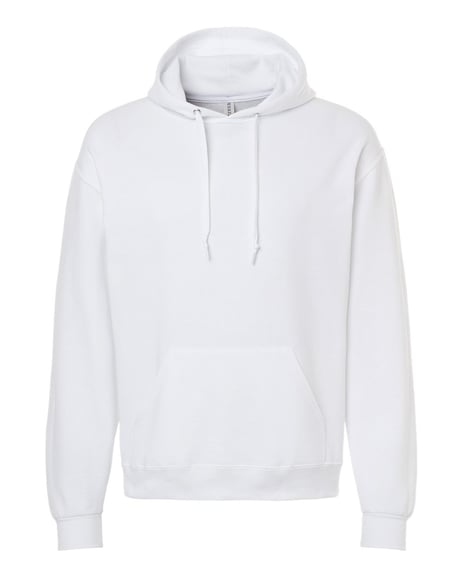 Front view of Ultimate CVC Hooded Sweatshirt